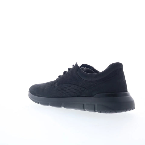 Rockport Jaimie RMJAMIE Mens Black Leather Wide Lifestyle Sneakers Shoes