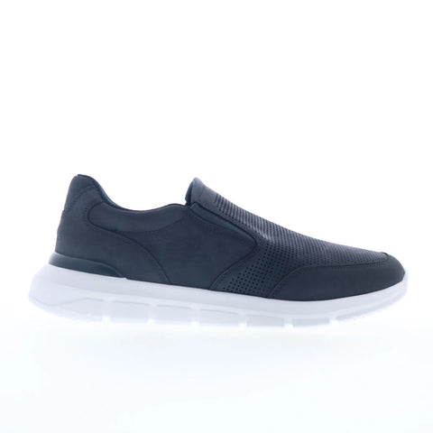 Rockport Jaimin RMJAMIE Mens Blue Wide Leather Lifestyle Sneakers Shoes
