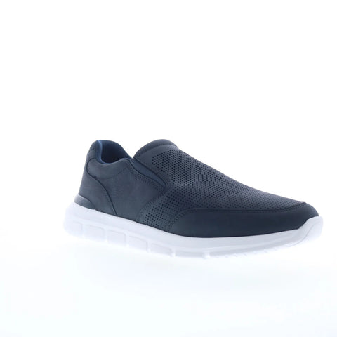 Rockport Jaimin RMJAMIE Mens Blue Wide Leather Lifestyle Sneakers Shoes