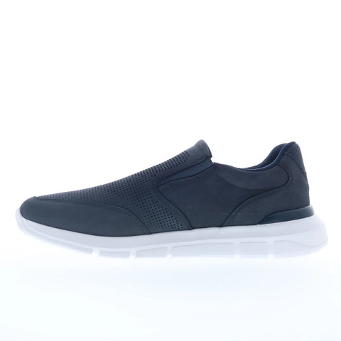 Rockport Jaimin RMJAMIE Mens Blue Wide Leather Lifestyle Sneakers Shoes