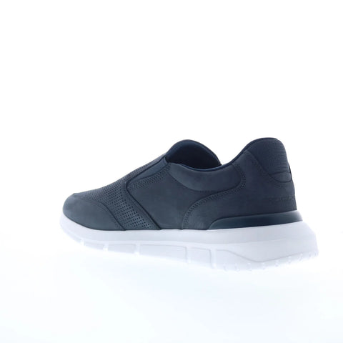 Rockport Jaimin RMJAMIE Mens Blue Wide Leather Lifestyle Sneakers Shoes