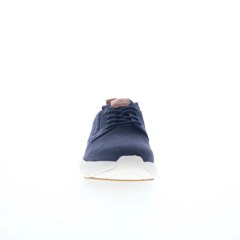 Rockport Jonston RMJONSTON Mens Blue Nubuck Wide Lifestyle Sneakers Shoes