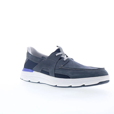 Rockport Seadon RMSEADON Mens Blue Nubuck Wide Lifestyle Sneakers Shoes
