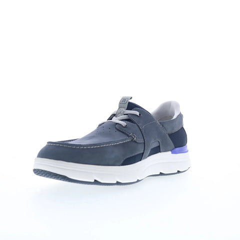 Rockport Seadon RMSEADON Mens Blue Nubuck Wide Lifestyle Sneakers Shoes