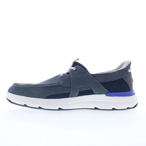 Rockport Seadon RMSEADON Mens Blue Nubuck Wide Lifestyle Sneakers Shoes