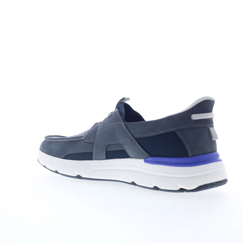 Rockport Seadon RMSEADON Mens Blue Nubuck Wide Lifestyle Sneakers Shoes