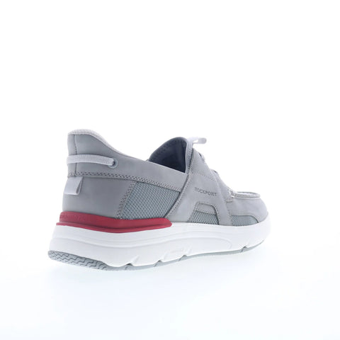 Rockport Seadon RMSEADON Mens Gray Wide Nubuck Lifestyle Sneakers Shoes