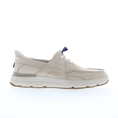 Rockport Seadon RMSEADON Mens Beige Nubuck Lifestyle Sneakers Shoes