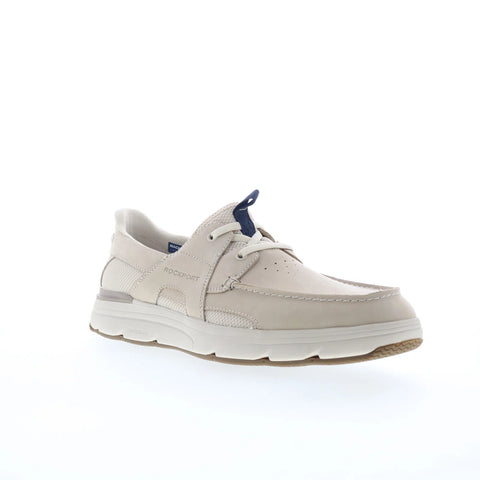 Rockport Seadon RMSEADON Mens Beige Nubuck Lifestyle Sneakers Shoes