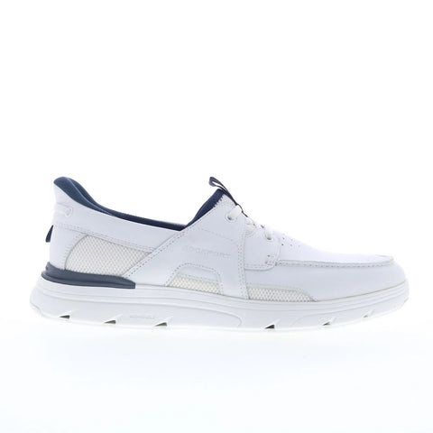 Rockport Seadon RMSEADON Mens White Wide Leather Lifestyle Sneakers Shoes