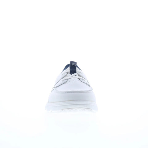 Rockport Seadon RMSEADON Mens White Wide Leather Lifestyle Sneakers Shoes