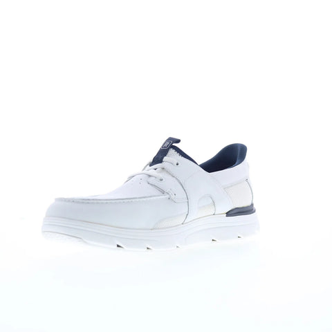Rockport Seadon RMSEADON Mens White Wide Leather Lifestyle Sneakers Shoes