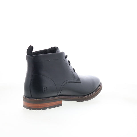Rockport Caspe Mens Black Leather Lace Up Chukkas Boots