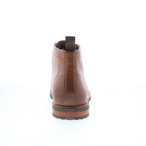 Rockport Caspe Mens Brown Leather Lace Up Chukkas Boots