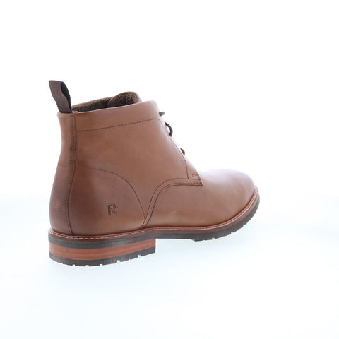Rockport Caspe Mens Brown Leather Lace Up Chukkas Boots