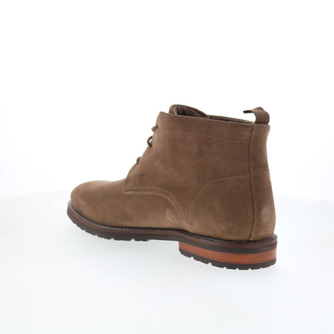 Rockport Caspe Mens Brown Wide Leather Lace Up Chukkas Boots