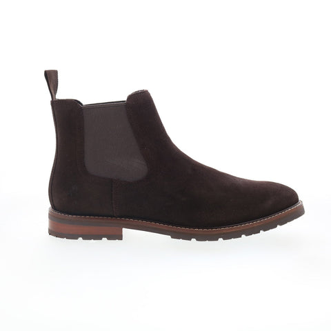 Rockport Cassius RMCASSIUS Mens Brown Suede Slip On Chelsea Boots