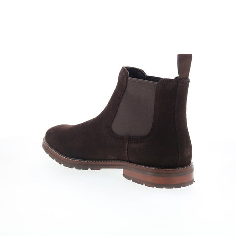 Rockport Cassius RMCASSIUS Mens Brown Suede Slip On Chelsea Boots
