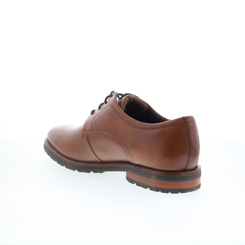 Rockport Cedric Mens Brown Leather Oxfords & Lace Ups Plain Toe Shoes