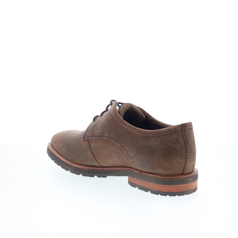 Rockport Cedric Mens Brown Wide Leather Oxfords & Lace Ups Plain Toe Shoes