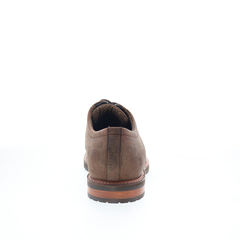 Rockport Cedric Mens Brown Wide Leather Oxfords & Lace Ups Plain Toe Shoes