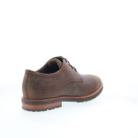 Rockport Cedric Mens Brown Wide Leather Oxfords & Lace Ups Plain Toe Shoes