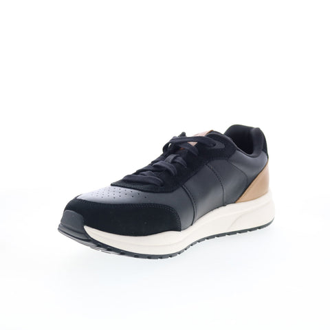 Rockport DMX Baker RMDMXBAKER Mens Black Leather Lifestyle Sneakers Shoes