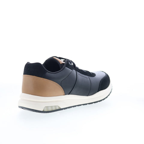 Rockport DMX Baker RMDMXBAKER Mens Black Leather Lifestyle Sneakers Shoes