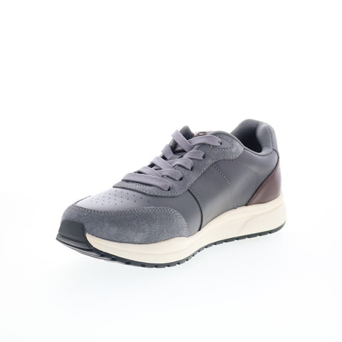 Rockport DMX Baker RMDMXBAKER Mens Gray Leather Lifestyle Sneakers Shoes