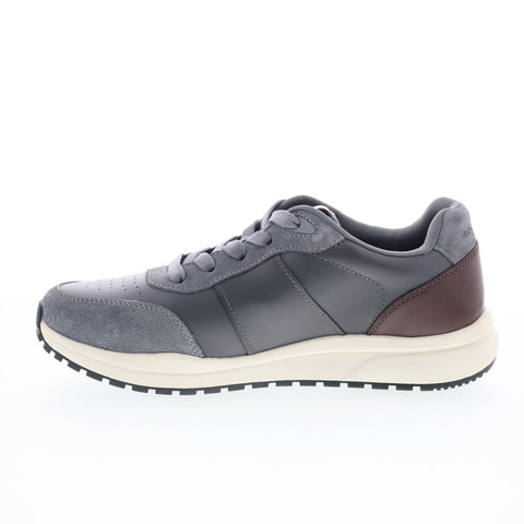 Rockport DMX Baker RMDMXBAKER Mens Gray Leather Lifestyle Sneakers Shoes