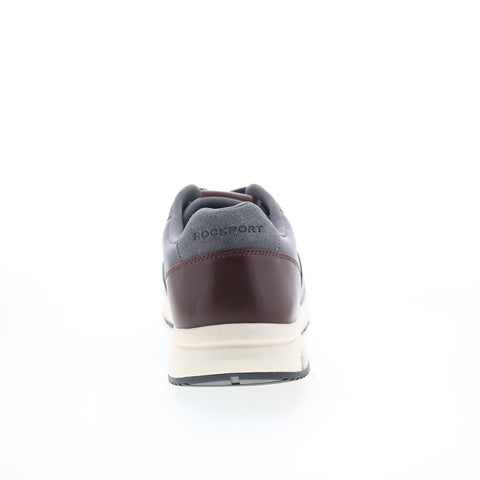 Rockport DMX Baker RMDMXBAKER Mens Gray Leather Lifestyle Sneakers Shoes
