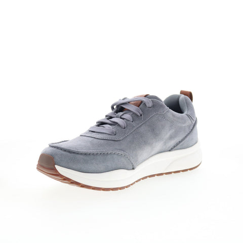 Rockport DMX Bowen 2 Mens Gray Wide Suede Lace Up Lifestyle Sneakers Shoes