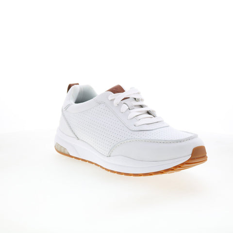 Rockport DMX Bowen RMDMXBOWEN Mens White Leather Lifestyle Sneakers Shoes