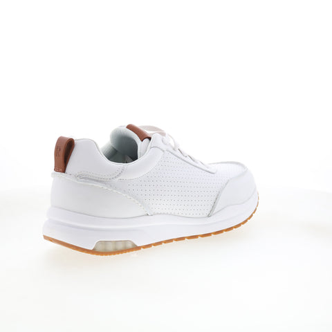 Rockport DMX Bowen RMDMXBOWEN Mens White Wide Lifestyle Sneakers Shoes