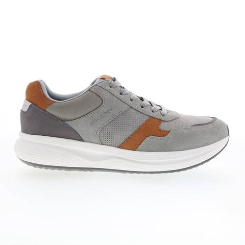 Rockport DMX Corvin 2 RMDMXCORVIN2 Mens Gray Suede Lifestyle Sneakers Shoes