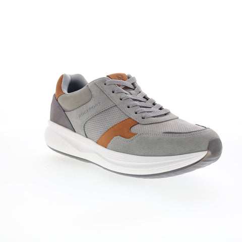 Rockport DMX Corvin 2 RMDMXCORVIN2 Mens Gray Suede Lifestyle Sneakers Shoes