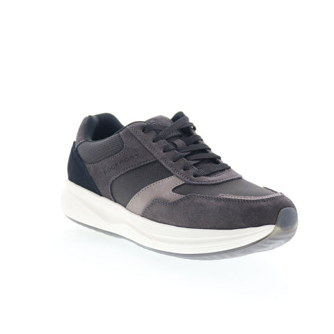 Rockport DMX Corvin RMDMXCORVIN Mens Gray Suede Lifestyle Sneakers Shoes