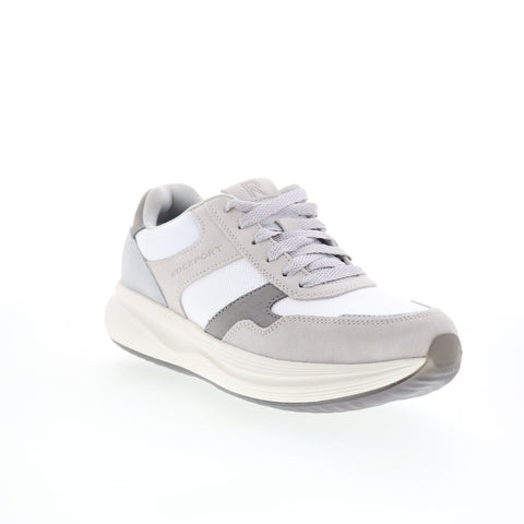 Rockport DMX Corvin RMDMXCORVIN Mens Gray Leather Lifestyle Sneakers Shoes