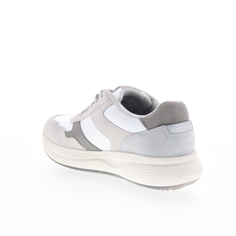 Rockport DMX Corvin RMDMXCORVIN Mens Gray Leather Lifestyle Sneakers Shoes