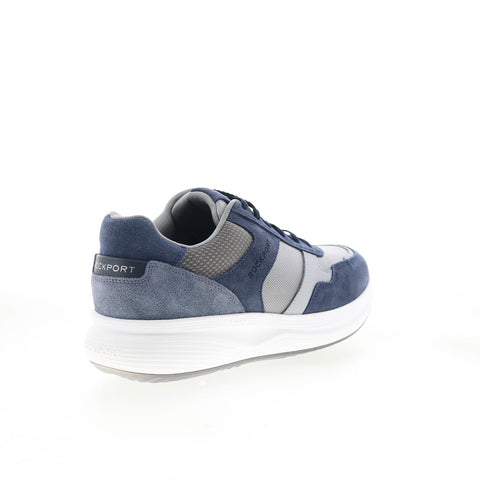 Rockport DMX Corvin RMDMXCORVIN Mens Blue Leather Lifestyle Sneakers Shoes