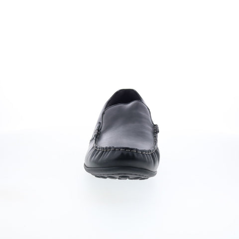 Rockport DMX Dudley Mens Black Wide Loafers & Slip Ons Casual Shoes