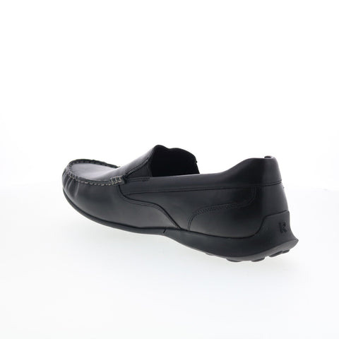 Rockport DMX Dudley Mens Black Wide Loafers & Slip Ons Casual Shoes