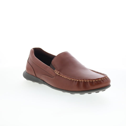 Rockport DMX Dudley RMDMXDUDLEY Mens Brown Loafers & Slip Ons Casual Shoes