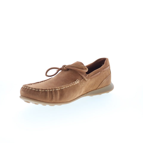 Rockport DMX Dunphy RMDMXDUNPHY Mens Brown Wide Loafers & Slip Ons Shoes