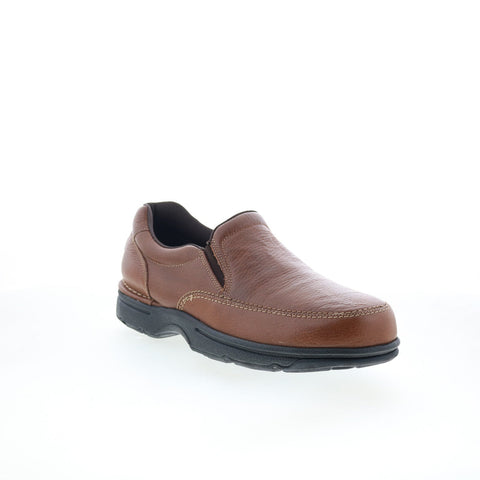 Rockport Eureka Slip On Mens Brown Wide Loafers & Slip Ons Casual Shoes