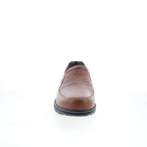Rockport Eureka Slip On Mens Brown Wide Loafers & Slip Ons Casual Shoes