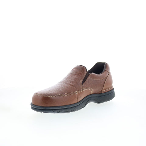 Rockport Eureka Slip On Mens Brown Wide Loafers & Slip Ons Casual Shoes