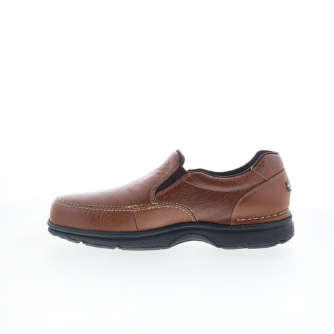 Rockport Eureka Slip On Mens Brown Wide Loafers & Slip Ons Casual Shoes