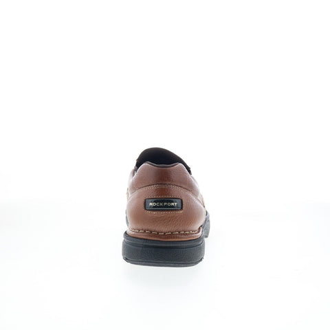 Rockport Eureka Slip On Mens Brown Wide Loafers & Slip Ons Casual Shoes