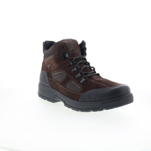 Rockport Evan Waterproof RMEVAN Mens Brown Wide Leather Casual Dress Boots